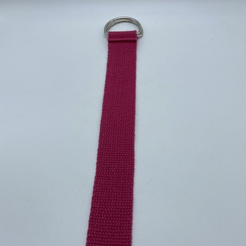 Pink D-Ring Belt Women's Size S End to End 30" - Picture 7 of 11